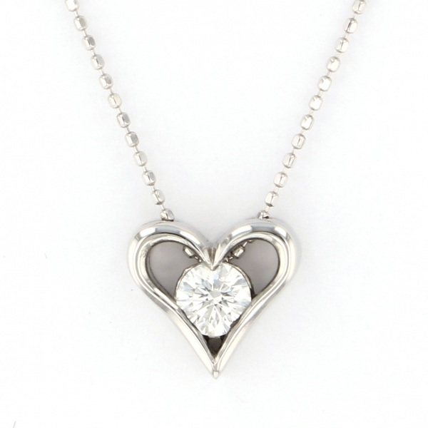yukizakiselect ProperOther ユキザキセレクトジュエリー OTHER PT900/K18WG ダイヤモンド ネックレス ハート 