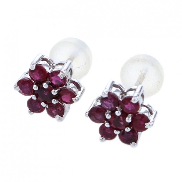 yukizakiselect ProperOther ユキザキセレクトジュエリー OTHER K18WG ルビー ピアス 