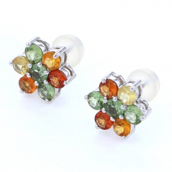 Yukizaki Select ProperOther Yukizaki Select Jewelry OTHER K18WG Multi sapphire Earrings 