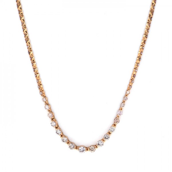 yukizakiselect ProperOther ユキザキセレクトジュエリー OTHER ピンクゴールド ダイヤモンド ネックレス 