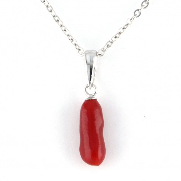 Yukizaki Select ProperOther Yukizaki Select Jewelry OTHER Silver Coral necklace 