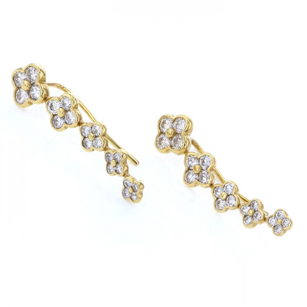 yukizakiselect ProperOther ユキザキセレクトジュエリー OTHER イエローゴールド ダイヤモンド 花 