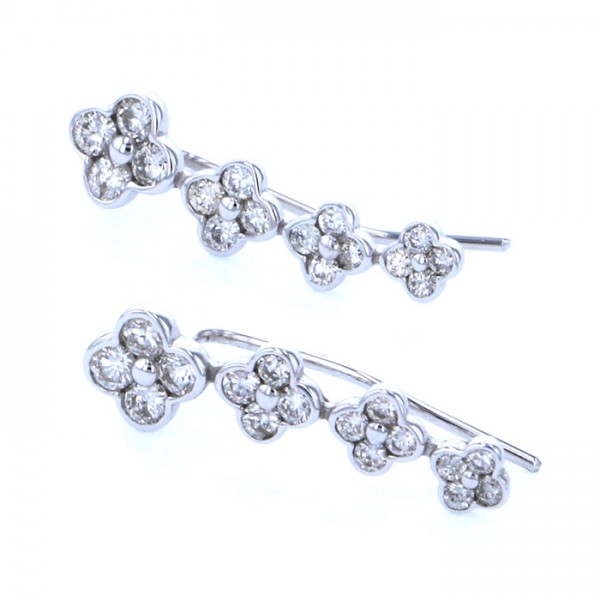 yukizakiselect ProperOther ユキザキセレクトジュエリー OTHER ホワイトゴールド ダイヤモンド ピアス 