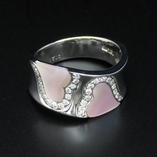 yukizakiselect 适当的其他 柚木﨑精选珠宝 其他 18k白金 钻石粉红色戒指 