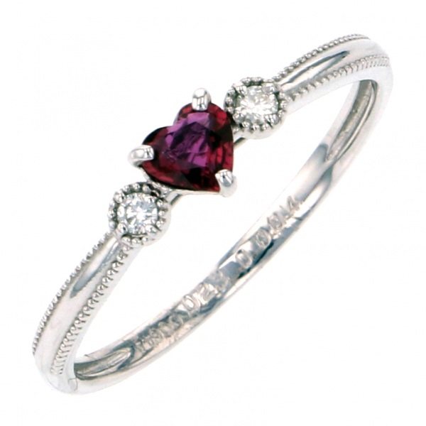 yukizakiselect 適當的其他 柚木﨑精選珠寶 其他 PT900 紅寶石 心 