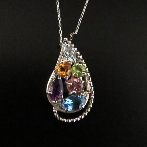 yukizakiselect ProperOther ユキザキセレクトジュエリー OTHER ホワイトゴールド ブルートパーズ ネックレス 