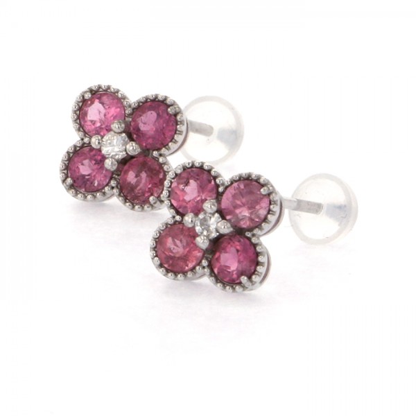 yukizakiselect ProperOther ユキザキセレクトジュエリー OTHER ホワイトゴールド ピンクトルマリン ピアス 