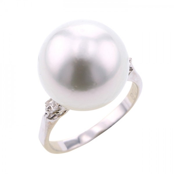 yukizakiselect pearl ユキザキセレクトジュエリー パール ホワイトゴールド ナンヨウパール リング 