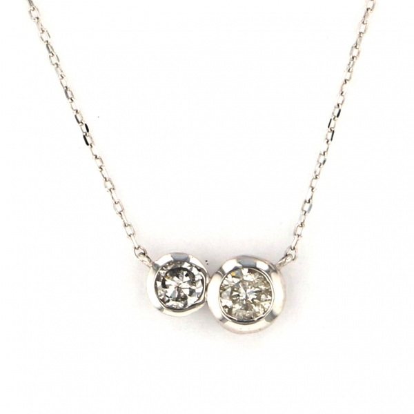 yukizakiselect ProperOther ユキザキセレクトジュエリー OTHER K18WG ダイヤモンド ネックレス 