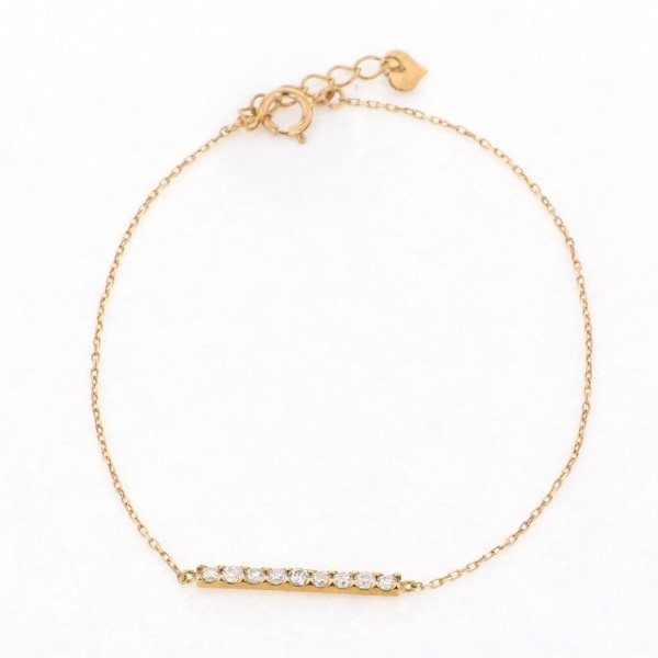 yukizakiselect ProperOther ユキザキセレクトジュエリー OTHER K18YG ダイヤモンド ブレスレット 