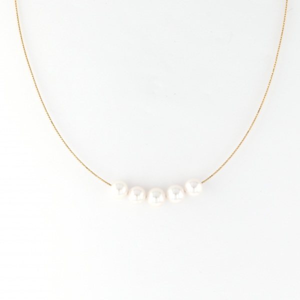 yukizakiselect pearl ユキザキセレクトジュエリー パール イエローゴールド パール ネックレス c031512