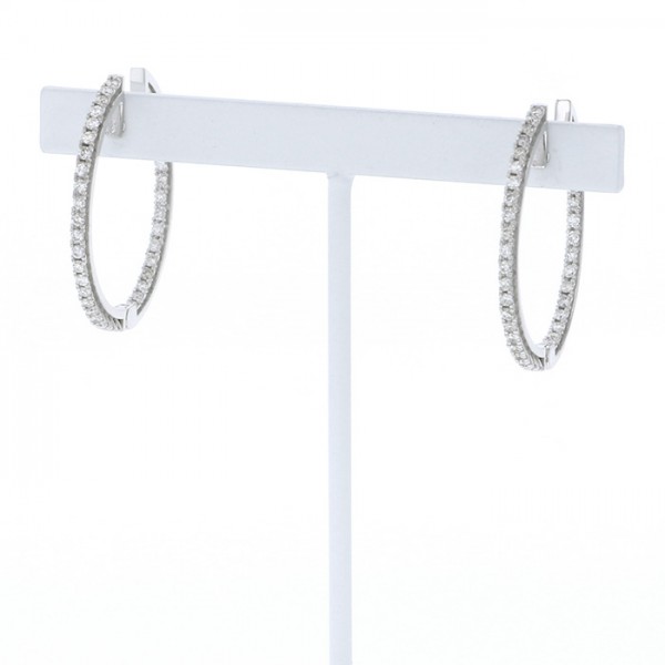 yukizakiselect 適當的其他 柚木﨑精選珠寶 其他 白金 金鑽 耳環 