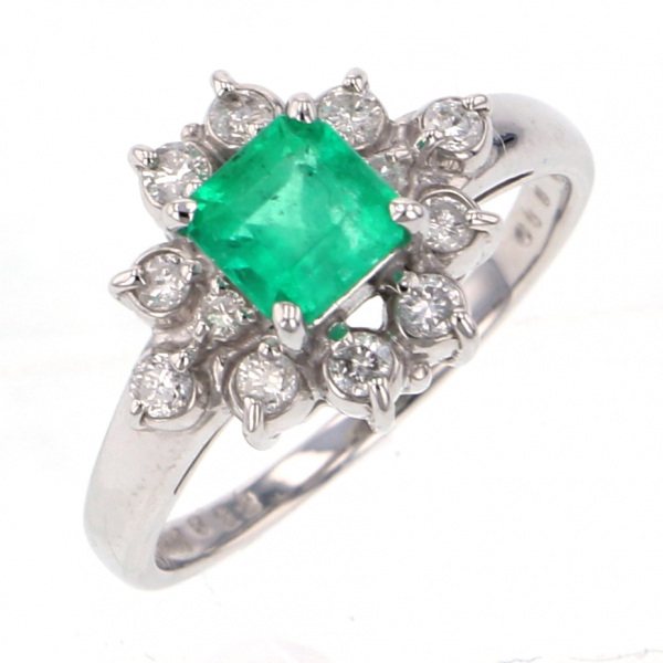 yukizakiselect ProperOther ユキザキセレクトジュエリー OTHER プラチナ エメラルド リング 