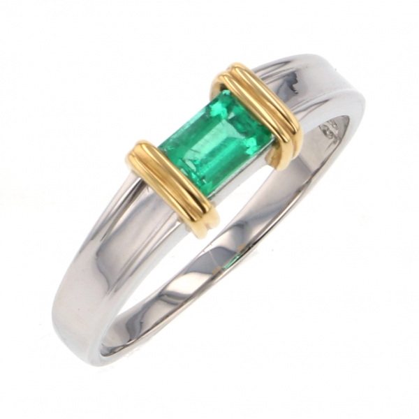 yukizakiselect ProperOther ユキザキセレクトジュエリー OTHER プラチナ/イエローゴールド エメラルド リング 