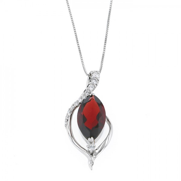 Yukizaki Select ProperOther Yukizaki Select Jewelry OTHER platinum garnet necklace 