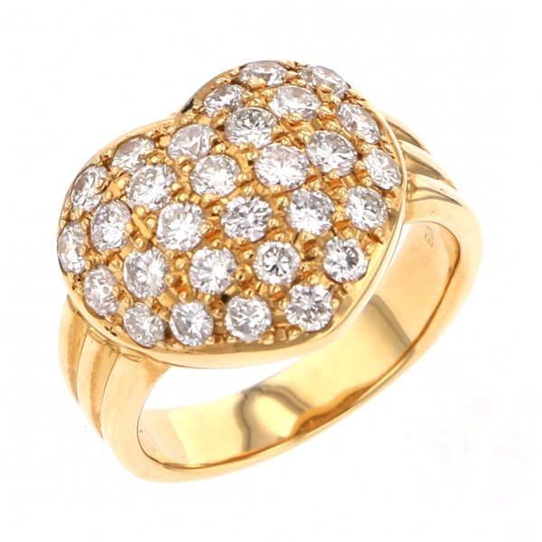 yukizakiselect ProperOther ユキザキセレクトジュエリー OTHER イエローゴールド ダイヤモンド ハート リング 