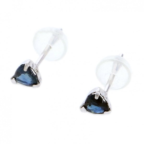 Yukizaki Select ProperOther Yukizaki Select Jewelry OTHER K18WG Sapphire heart Earrings 