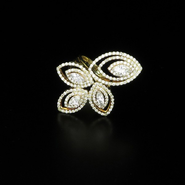 yukizakiselect ProperOther ユキザキセレクトジュエリー OTHER K18イエローゴールド ダイヤモンドリング 