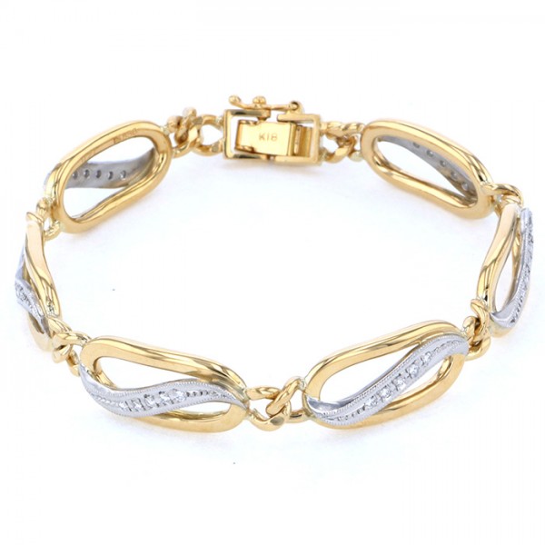 yukizakiselect ProperOther ユキザキセレクトジュエリー OTHER プラチナ イエローゴールド ダイヤモンド ブレスレット 