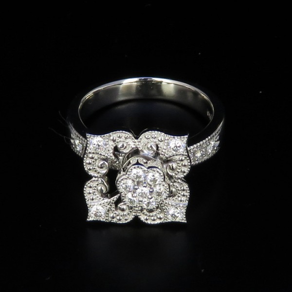 yukizakiselect 适当的其他 柚木﨑精选珠宝 其他 白金900 钻石戒指 