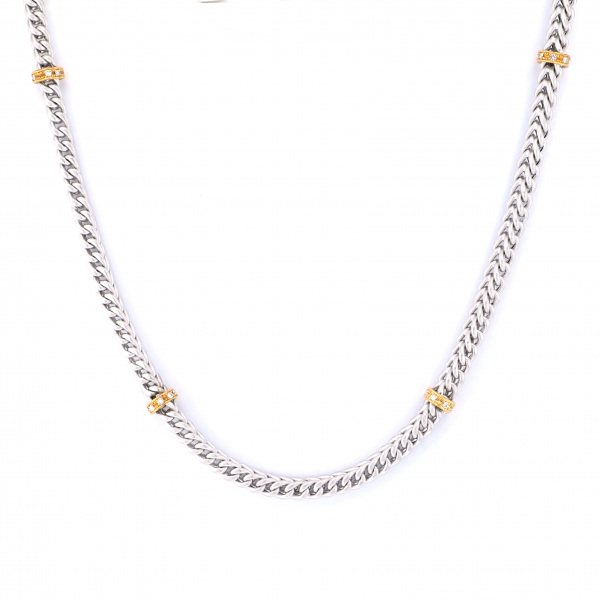 yukizakiselect ProperOther ユキザキセレクトジュエリー OTHER ホワイトゴールド/イエローゴールド ダイヤモンド ネックレス 