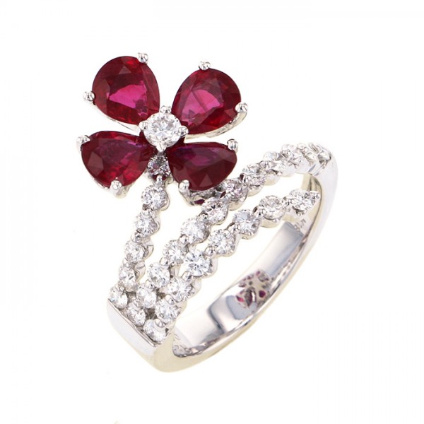 yukizakiselect ProperOther ユキザキセレクトジュエリー OTHER ホワイトゴールド ルビー ダイヤモンド 