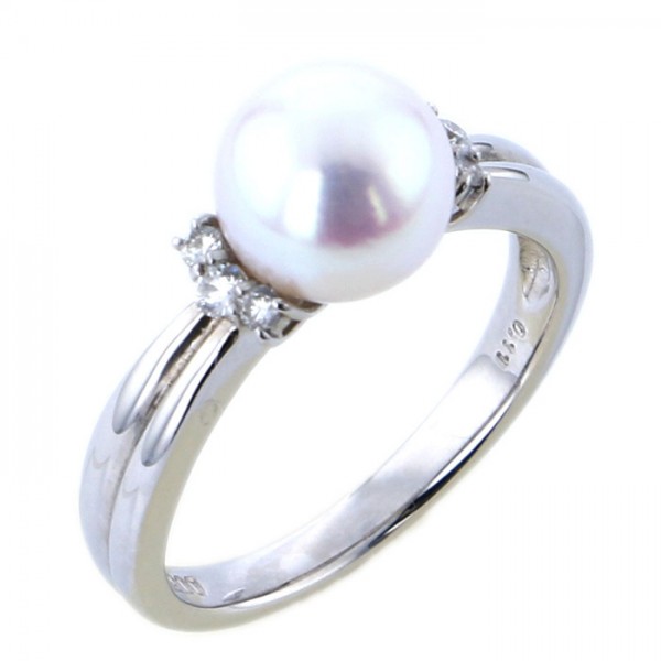 yukizakiselect pearl ユキザキセレクトジュエリー パール プラチナ パール リング 