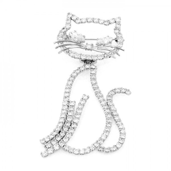 yukizakiselect ProperOther ユキザキセレクトジュエリー OTHER ホワイトゴールド ダイヤモンド ブローチ 