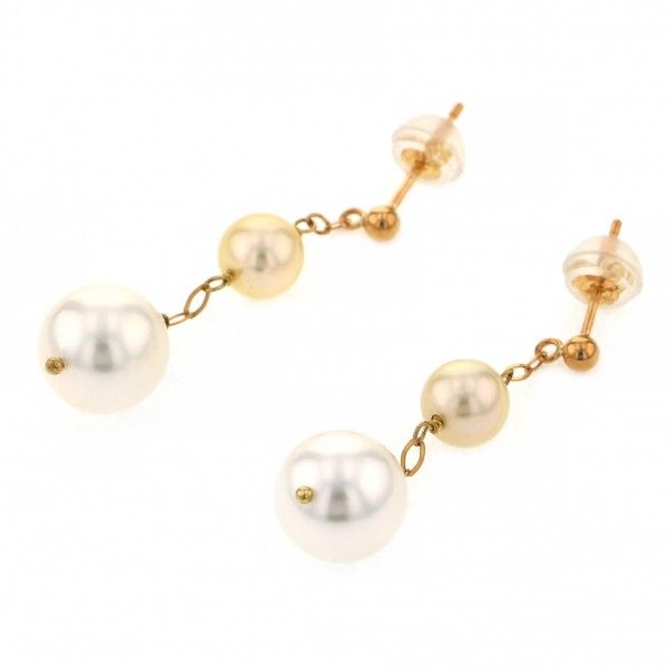 yukizakiselect pearl ユキザキセレクトジュエリー パール イエローゴールド パール ピアス 