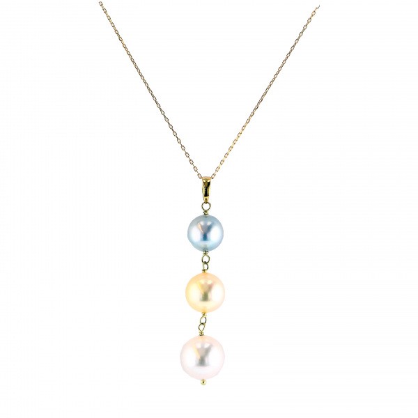 yukizakiselect pearl ユキザキセレクトジュエリー パール イエローゴールド パールペンダントネックレス c031512