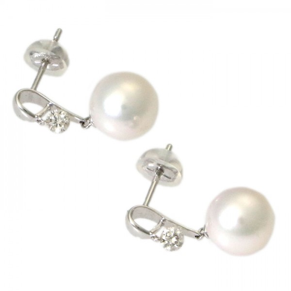 yukizakiselect pearl ユキザキセレクトジュエリー パール ホワイトゴールド パール ピアス 