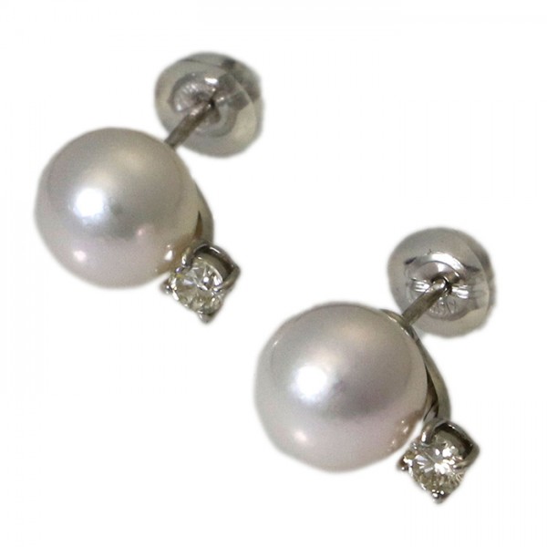 yukizakiselect pearl ユキザキセレクトジュエリー パール ホワイトゴールド パール ピアス 