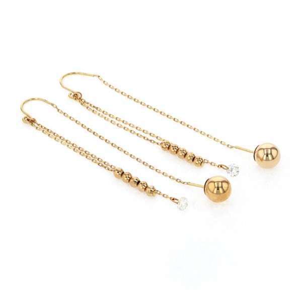 yukizakiselect 适当的其他 柚木﨑精选珠宝 其他 黄金 金钻 耳钉 