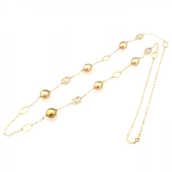 yukizakiselect pearl ユキザキセレクトジュエリー パール ゴールドパールネックレス 