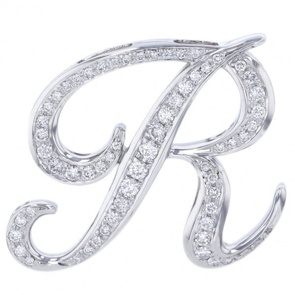 yukizaki alpha ユキザキ アルファ イニシャルペンダントトップ【R】Lサイズ【正規品】 y.alpha.12.9.r.l