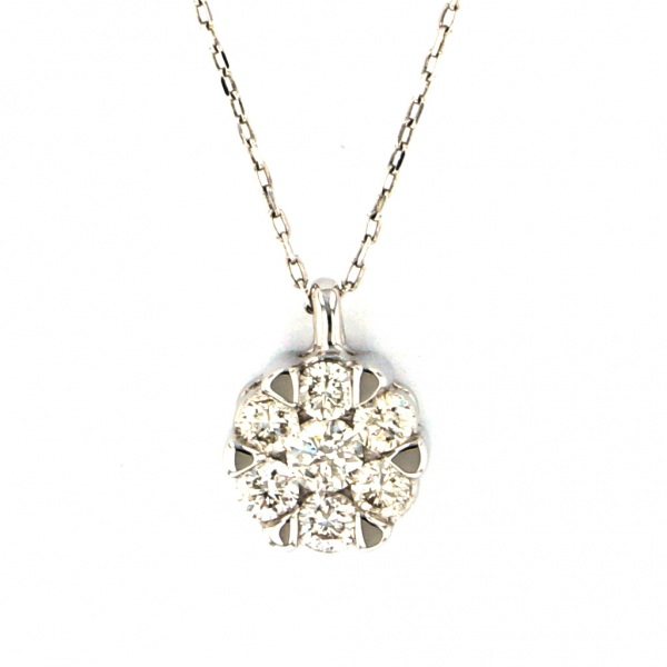 yukizakiselect ProperOther ユキザキセレクトジュエリー OTHER K18WG ダイヤモンド ネックレス 