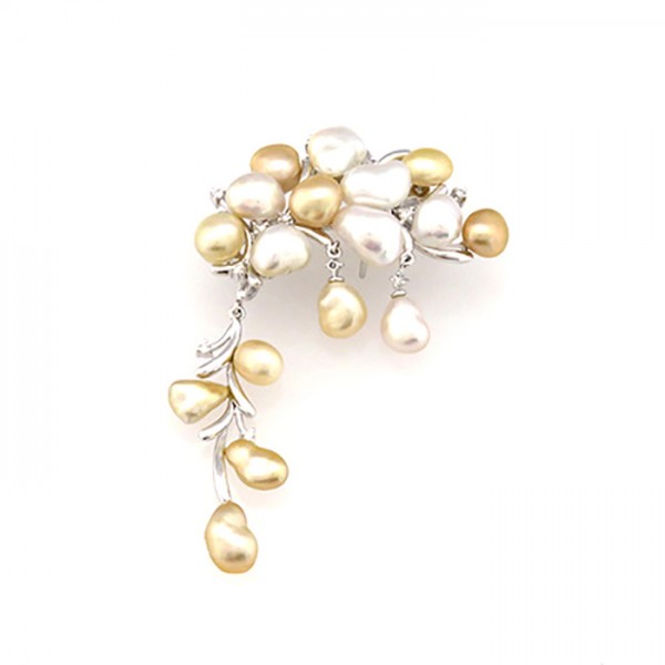 yukizakiselect pearl ユキザキセレクトジュエリー パール パールブローチ 