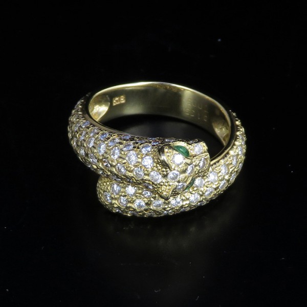 yukizakiselect 适当的其他 柚木﨑精选珠宝 其他 K18黄金 钻石戒指 