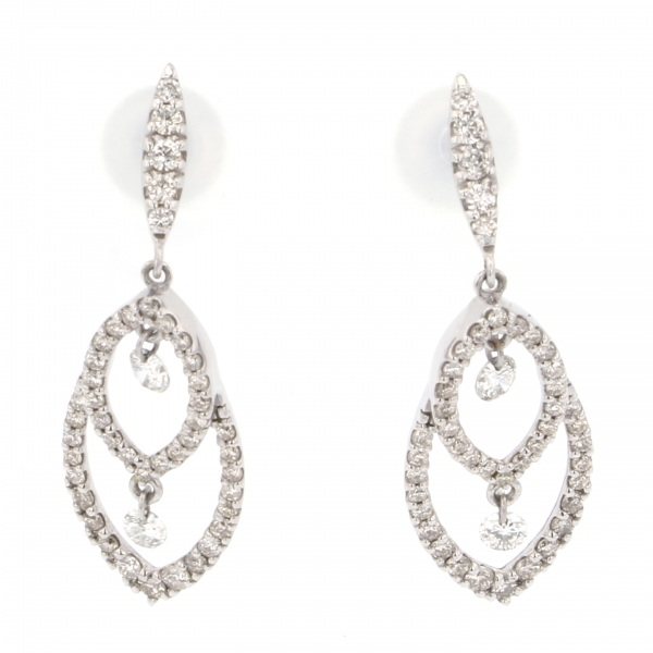 yukizakiselect ProperOther ユキザキセレクトジュエリー OTHER K18WG ダイヤモンド ピアス 