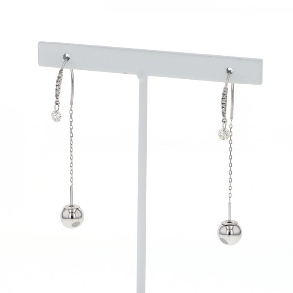 유키자키 ProperOther 유키자키 셀렉트 주얼리 OTHER 화이트 골드 다이아몬드 귀걸이 