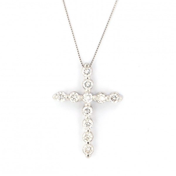 Yukizaki Select ProperOther Yukizaki Select Jewelry OTHER platinum diamond cross necklace 