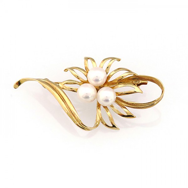 yukizakiselect pearl ユキザキセレクトジュエリー パール アコヤパールブローチ 