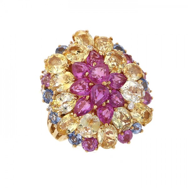 yukizakiselect ProperOther ユキザキセレクトジュエリー OTHER イエローゴールド ルビー サファイア 