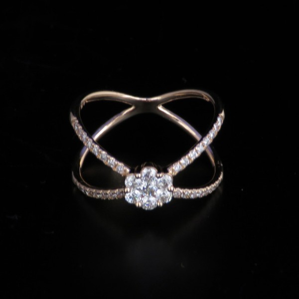 yukizakiselect 適當的其他 柚木﨑精選珠寶 其他 K18玫瑰金 鑽石戒指 