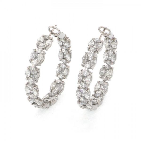 yukizakiselect ProperOther ユキザキセレクトジュエリー OTHER プラチナ ダイヤモンド ピアス 