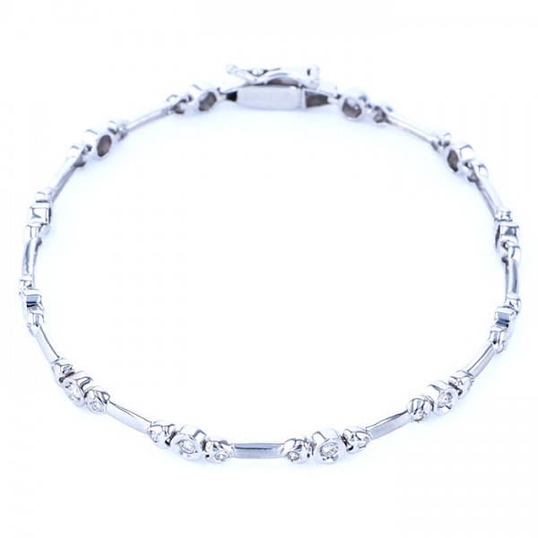 yukizakiselect ProperOther ユキザキセレクトジュエリー OTHER ホワイトゴールド ダイヤモンド ブレスレット 