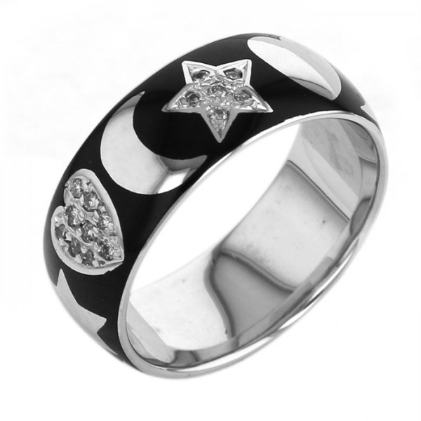 yukizakiselect ProperOther ユキザキセレクトジュエリー OTHER ホワイトゴールド エナメル リング 