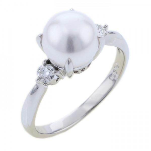 yukizakiselect pearl ユキザキセレクトジュエリー パール プラチナ パール リング 