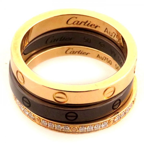 cartier love カルティエ ラブ スリーフープ 