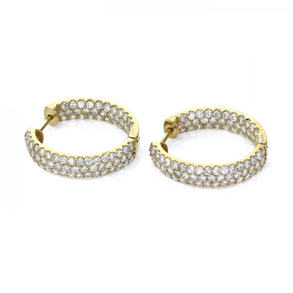 yukizakiselect ProperOther ユキザキセレクトジュエリー OTHER イエローゴールド ダイヤモンド ピアス 